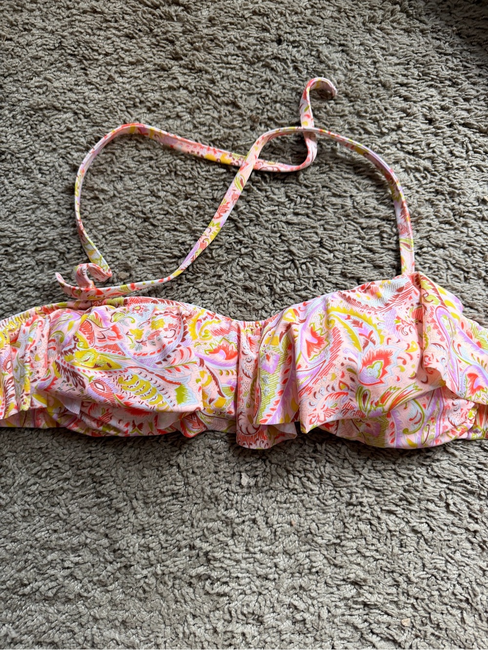 Victoria's Secret Pink Ruffle Bikini Top